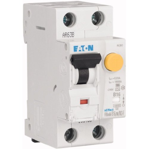 Eaton Aardlekautomaat (RCBO) FRBmM, 1P+N, 20A, B-kar., 30mA, 10kA, F-type - Eaton wa sg02818 l - 20063502