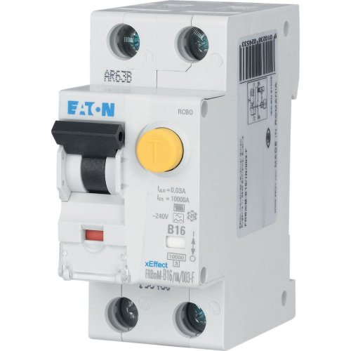Eaton Aardlekautomaat (RCBO) FRBmM, 1P+N, 20A, B-kar., 30mA, 10kA, F-type - Eaton wa sg02818 r - 20063502