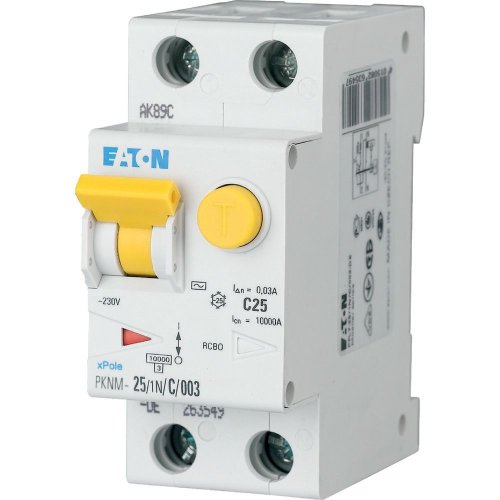 Eaton Aardlekautomaat (RCBO) PKNM, B-kar., 2P incl. N, 25 A, 300 mA, 10 kA,  - Eaton wa sg03118 l - 20066106