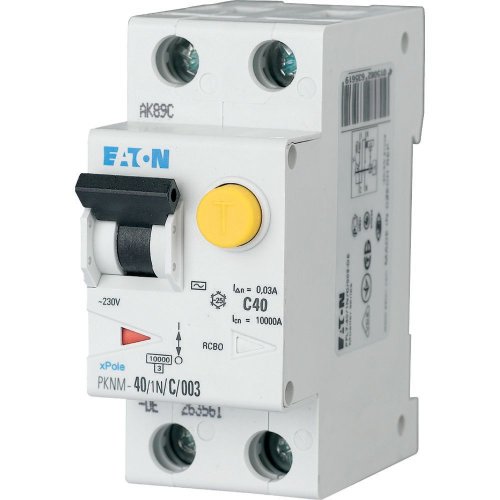 Eaton Aardlekautomaat (RCBO) PKNM, C-kar., 2P incl. N, 40 A, 300 mA, 10 kA,  - Eaton wa sg03418 l - 20066116
