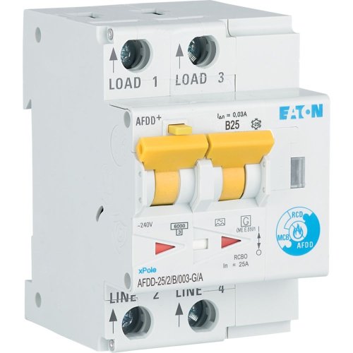 Eaton Vlamboogautomaat (AFDD) 25A 2p B-kar 30mA kortvertraagd - Eaton wa sg101819 l - 20069308