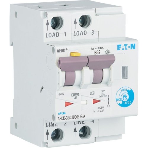 Eaton Vlamboogautomaat (AFDD) 32A 2p B-kar 30mA kortvertraagd - Eaton wa sg102619 l - 20069309