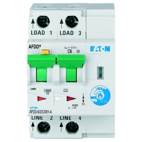 Eaton Vlamboogautomaat (AFDD) 6A 2p C-kar 10mA - Eaton wa sg105019 c - 20069317