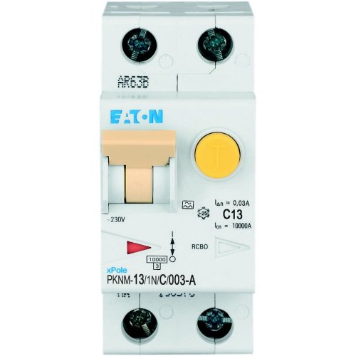 Eaton Aardlekautomaat (RCBO) PKNM, C-kar., 2P incl. N, 13 A, 30 mA, 10 kA, A - Eaton wa sg128219 c - 20066095