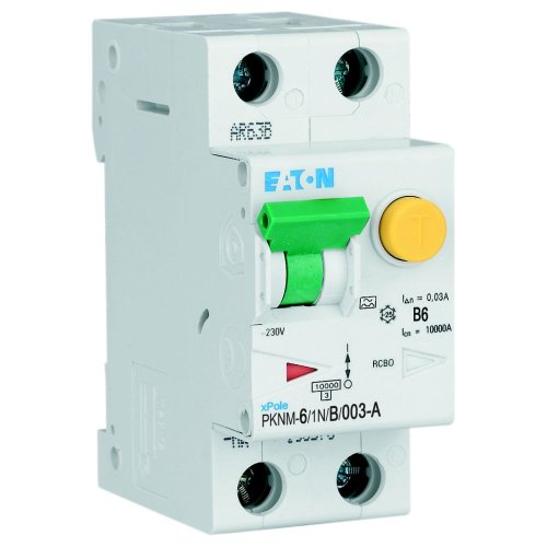 EATON aardlekautomaat 1p+n PKNM6/1N/B/003AMW - Eaton wa sg140119 r - 11009634