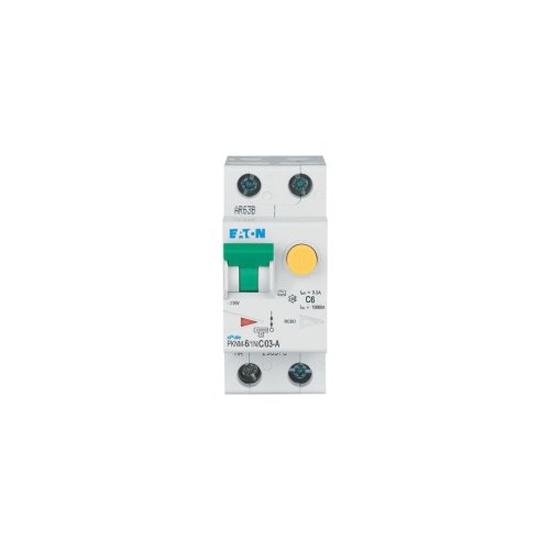Eaton Aardlekautomaat (RCBO) PKNM, C-kar., 2P incl. N, 6 A, 300 mA, 10 kA, A - Eaton wa sg140819 c - 20066088