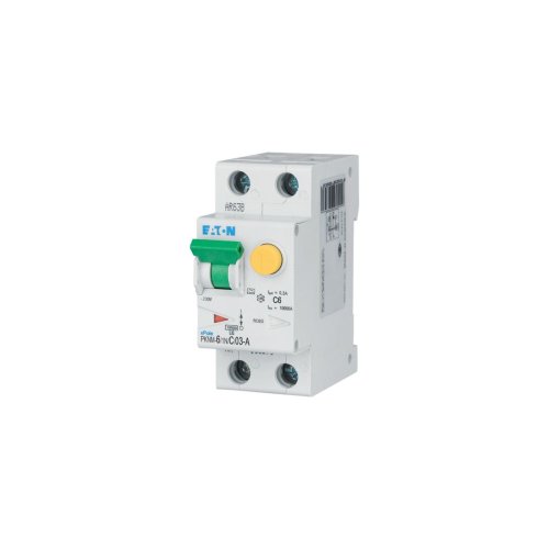 Eaton Aardlekautomaat (RCBO) PKNM, C-kar., 2P incl. N, 6 A, 300 mA, 10 kA, A - Eaton wa sg140819 l - 20066088