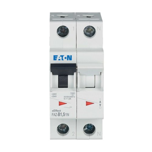 Eaton Installatie-automaat (MCB) FAZ, 1P+N, 1,5A, B-curve, 15kA - Eaton wa sg225120 c - 20067749