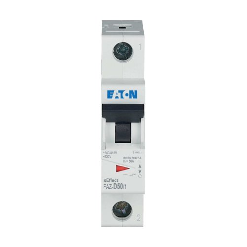 Eaton Installatie-automaat (MCB) FAZ, 1P, 50A, D-curve, 10kA - Eaton wa sg232120 c - 20059522