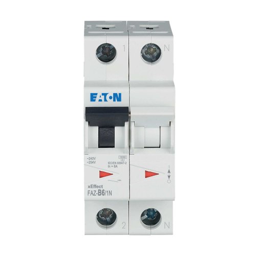 Eaton Installatie-automaat (MCB) FAZ, 1P+N, 6A, B-curve, 15kA - Eaton wa sg237620 c - 20067757