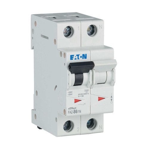 Eaton Installatie-automaat (MCB) FAZ, 1P+N, 6A, B-curve, 15kA - Eaton wa sg237620 r - 20067757