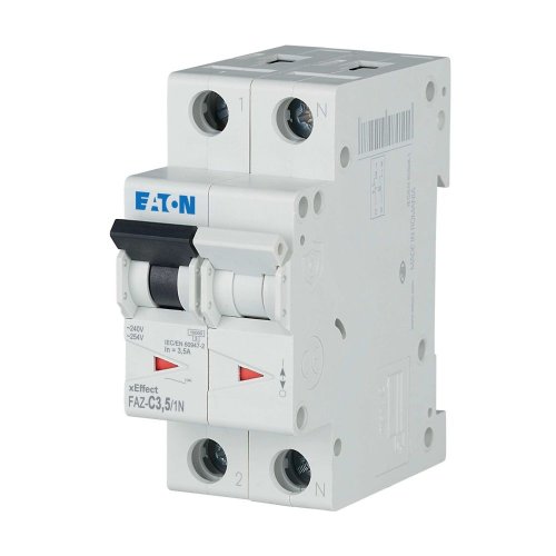 Eaton Installatie-automaat (MCB) FAZ, 1P+N, 3,5A, C-curve, 15kA - Eaton wa sg239520 l - 20067780
