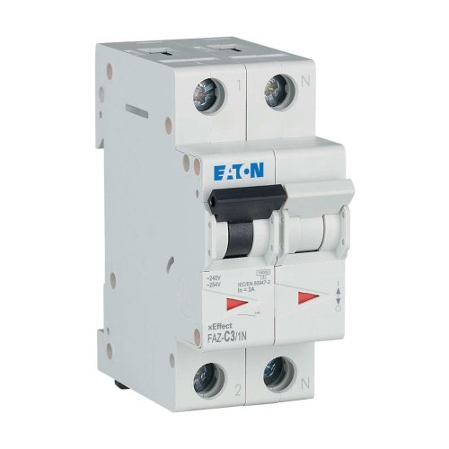 Eaton Installatie-automaat (MCB) FAZ, 1P+N, 3A, C-curve, 15kA - Eaton wa sg239620 r - 20067779