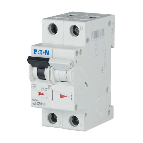 Eaton Installatie-automaat (MCB) FAZ, 1P+N, 50A, C-curve, 15kA - Eaton wa sg240120 l - 20067794