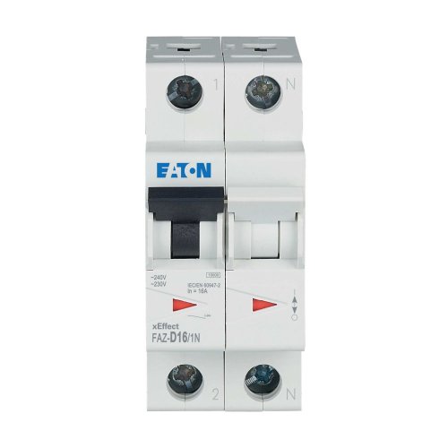 Eaton Installatie-automaat (MCB) FAZ, 1P+N, 16A, D-curve, 15kA - Eaton wa sg241320 c - 20067812