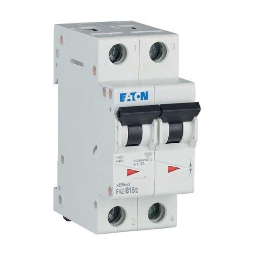 Eaton Installatie-automaat (MCB) FAZ, 2P, 15A, B-curve, 15kA - Eaton wa sg245120 r - 20067848
