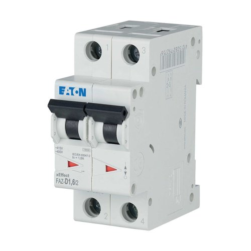Eaton Installatie-automaat (MCB) FAZ, 2P, 1,6A, D-curve, 15kA - Eaton wa sg249920 l - 20067885
