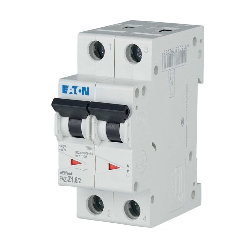 Eaton Installatie-automaat (MCB) FAZ, 2P, 1,6A, Z-curve, 10kA - Eaton wa sg255720 l - 20067933