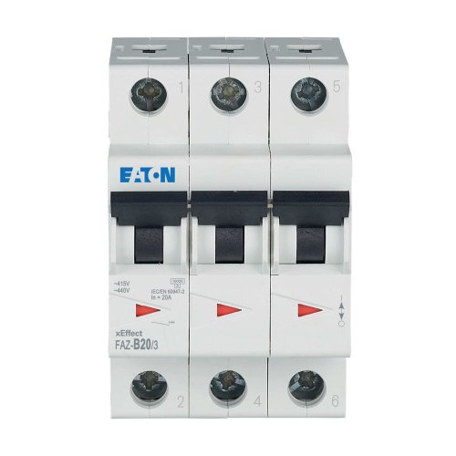 Eaton Installatie-automaat (MCB) FAZ, 3P, 20A, B-curve, 15kA - Eaton wa sg258320 c - 20067963