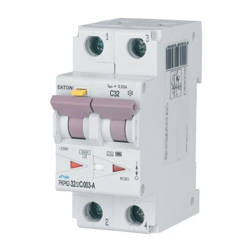 Eaton Aardlekautomaat (RCBO) PKP6, 2P, 32A, C-kar., 30mA, 6 kA - Eaton wa sg26019 l - 20059518