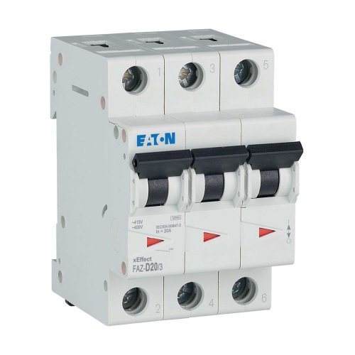 Eaton Installatie-automaat (MCB) FAZ, 3P, 20A, D-curve, 15kA - Eaton wa sg263620 r - 20068012