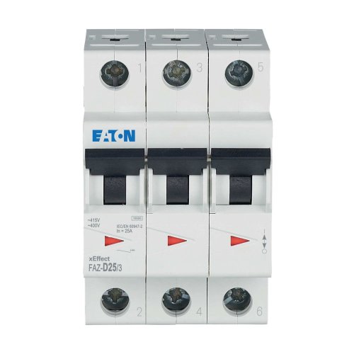 Eaton Installatie-automaat (MCB) FAZ, 3P, 25A, D-curve, 15kA - Eaton wa sg263720 c - 20068013