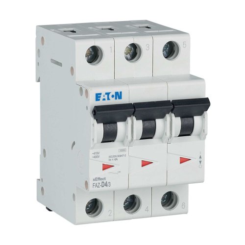 Eaton Installatie-automaat (MCB) FAZ, 3P, 4A, D-curve, 15kA - Eaton wa sg264220 r - 20068003