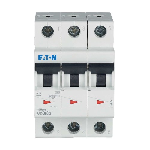 Eaton Installatie-automaat (MCB) FAZ, 3P, 63A, D-curve, 10kA - Eaton wa sg264720 c - 20059525