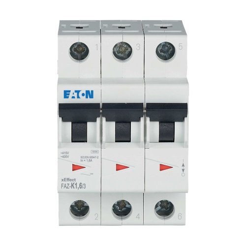 Eaton Installatie-automaat (MCB) FAZ, 3P, 1,6A, K-curve, 10kA - Eaton wa sg265120 c - 20068018