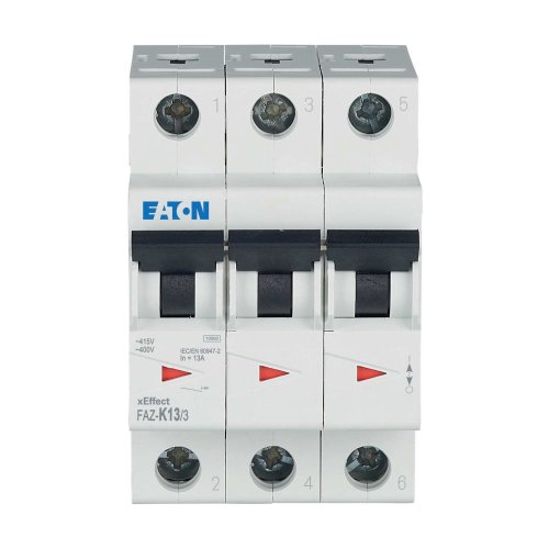 Eaton Installatie-automaat (MCB) FAZ, 3P, 13A, K-curve, 10kA - Eaton wa sg265420 c - 20068025