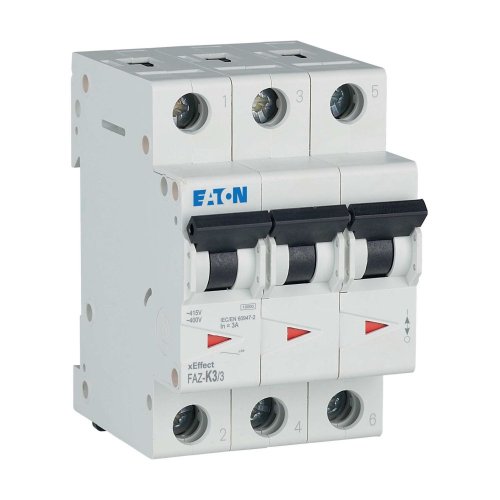 Eaton Installatie-automaat (MCB) FAZ, 3P, 3A, K-curve, 10kA - Eaton wa sg265920 r - 20068020