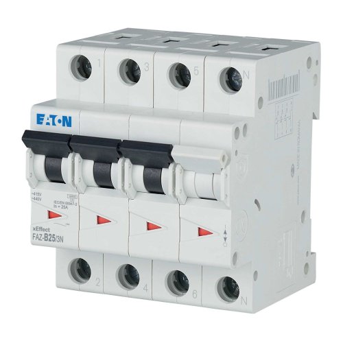 Eaton Installatie-automaat (MCB) FAZ, 3P+N, 25A, B-curve, 15kA - Eaton wa sg270120 l - 20068066