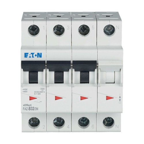 Eaton Installatie-automaat (MCB) FAZ, 3P+N, 32A, B-curve, 15kA - Eaton wa sg270420 c - 20068067