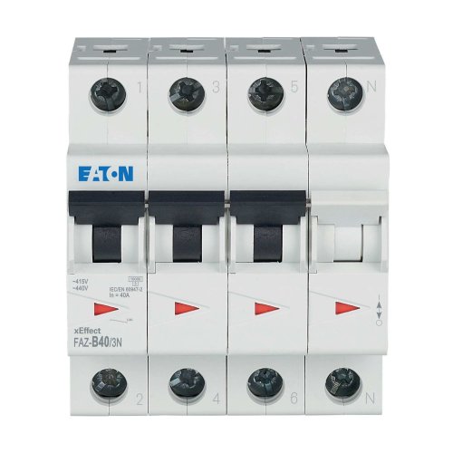Eaton Installatie-automaat (MCB) FAZ, 3P+N, 40A, B-curve, 15kA - Eaton wa sg270620 c - 20068068