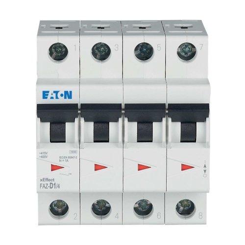 Eaton Installatie-automaat (MCB) FAZ, 4P, 1A, D-curve, 15kA - Eaton wa sg283320 c - 20068184