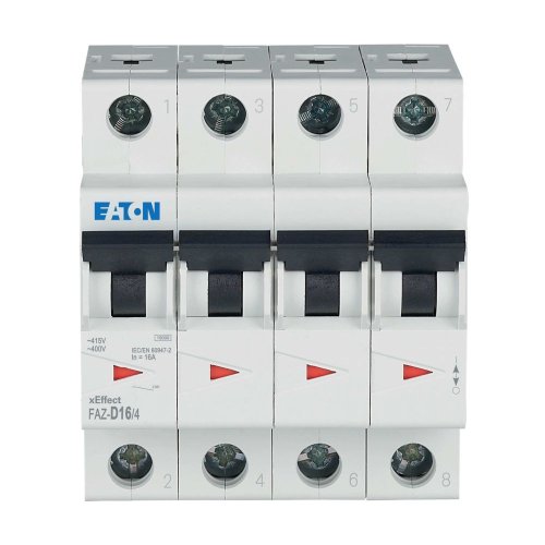 Eaton Installatie-automaat (MCB) FAZ, 4P, 16A, D-curve, 15kA - Eaton wa sg283820 c - 20068199