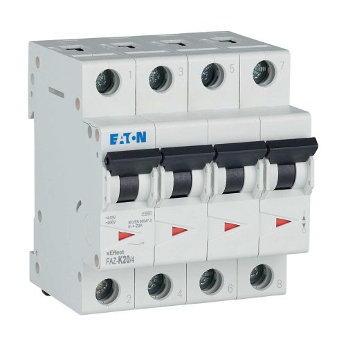 Eaton Installatie-automaat (MCB) FAZ, 4P, 20A, K-curve, 10kA - Eaton wa sg286220 r - 20068215
