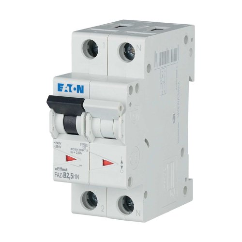 Eaton Installatie-automaat (MCB) FAZ, 1P+N, 2,5A, B-curve, 15kA - Eaton wa sg417020 l - 20067752