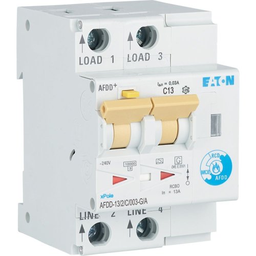 Eaton Vlamboogautomaat (AFDD) 13A 2p C-kar 30mA kortvertraagd - Eaton wa sg97419 l - 20069298