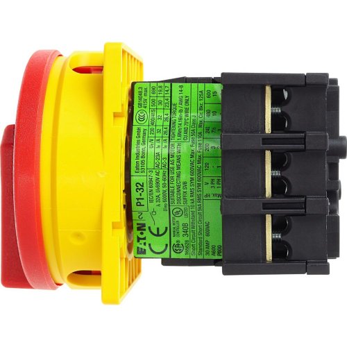 Eaton Hoofdschakelaar, 3-polig, 32 A, NOOD-UIT-functie, inbouw - Eaton y7 110198 tp - 20059417