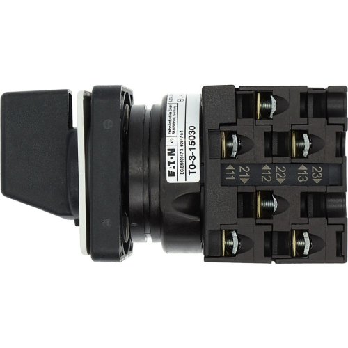 Eaton Stappenschakelaar, Contacten: 6, 20 A, Frontplaat: 0-3, 45 &deg;, Onderbre - Eaton y7 12664 tp - 20056470