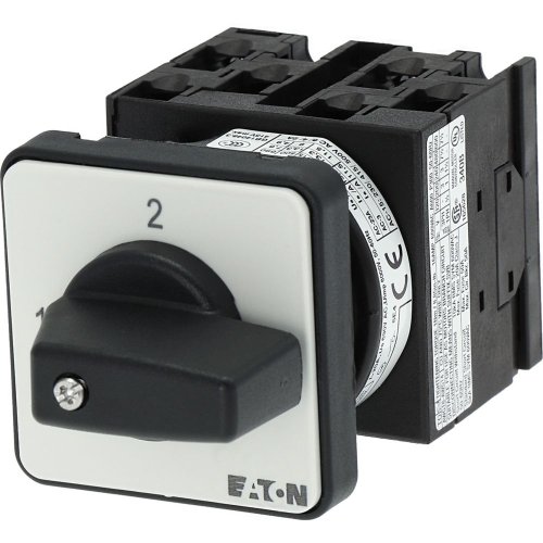 Eaton Omschakelaar, Contacten: 6, 20 A, Frontplaat: 1-2, 90 &deg;, vast, inbouw - Eaton y7 13013 l - 20056504