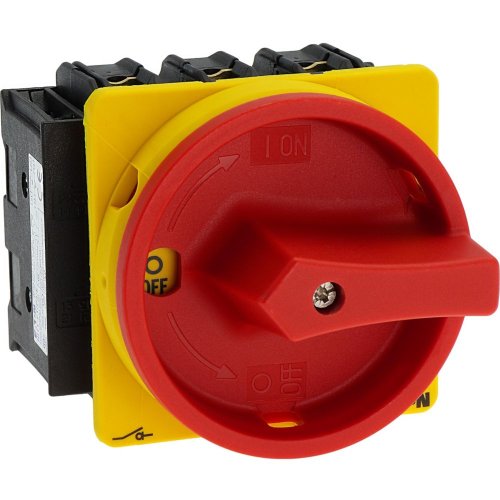 Eaton Hoofdschakelaar, 3-polig + 2MC + 2VC, 63 A, NOOD-UIT-functie, inbouw - Eaton y7 13198 r - 20056523