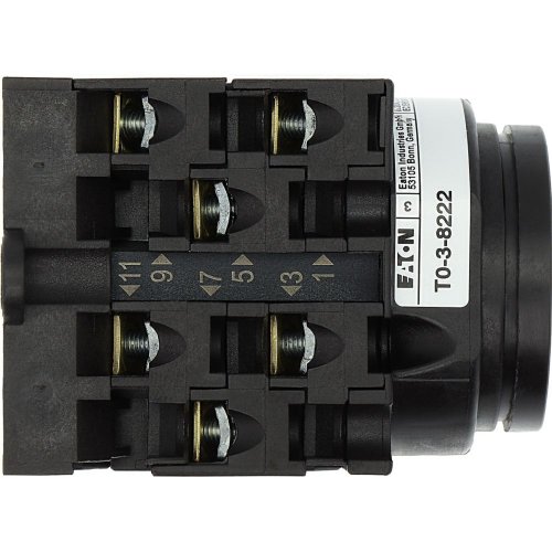 Eaton Omschakelaar, Contacten: 6, 20 A, 90 &deg;, tussenbouw, Basisschakelaar - Eaton y7 13445 bt - 20056536