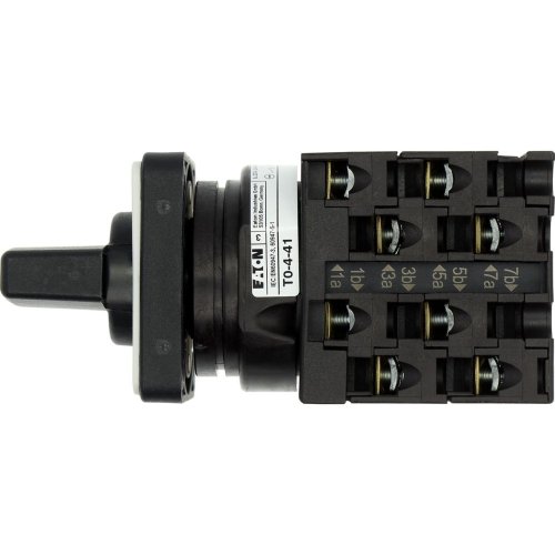 Eaton Omschakelaar, Contacten: 8, 20 A, Frontplaat: Netz-0-Notstrom, 45 &deg;, v - Eaton y7 13842 tp - 20056584