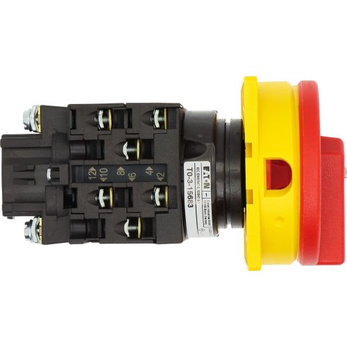 Eaton Hoofdschakelaar, 3-polig + 2MC + 1VC, 20 A, NOOD-UIT-functie, 90 &deg;, af - Eaton y7 15571 tp - 20056757