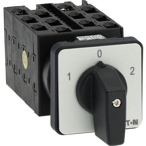 Eaton Omschakelaar, Contacten: 12, 20 A, Frontplaat: 1-0-2, 60 &deg;, vast, inbo - Eaton y7 15737 r - 20056772