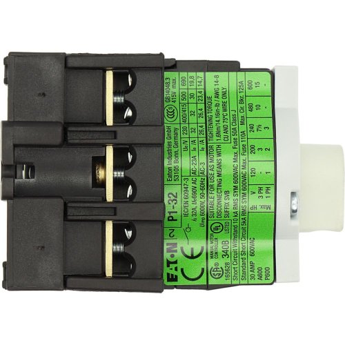 Eaton Hoofdschakelaar, 3-polig, 32 A, NOOD-UIT-functie, Afsluitbaar in 0-sta - Eaton y7 172865 bt - 20061426