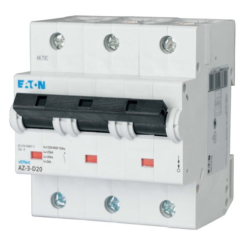 Eaton Installatie-automaat (MCB) AZ, D-kar., 20A , 3P, 25 kA - Eaton y7 174515 l - 20061502