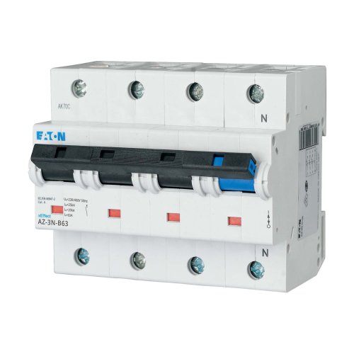Eaton Installatie-automaat (MCB) AZ, B-kar., 63A , 3P+N, 25 kA - Eaton y7 174524 l - 20061511